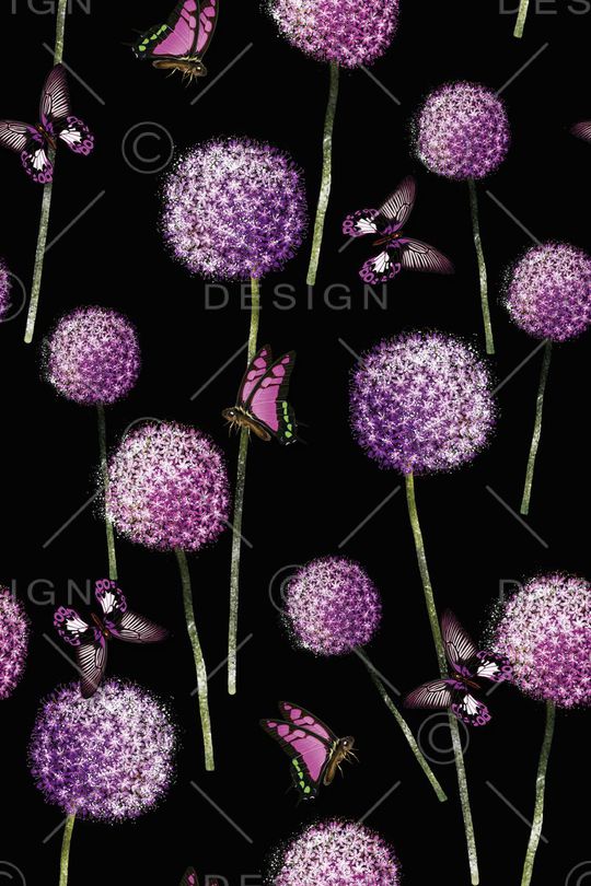 花鸟印花华亿平台图片