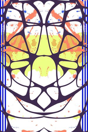 抽象印花华亿平台图片