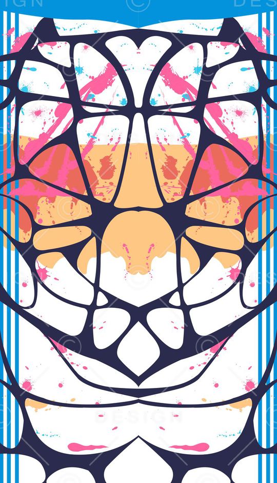 抽象印花华亿平台图片