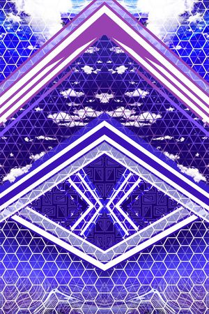 几何印花华亿平台图片