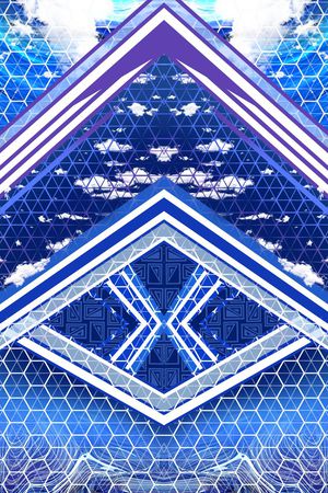 几何印花华亿平台图片