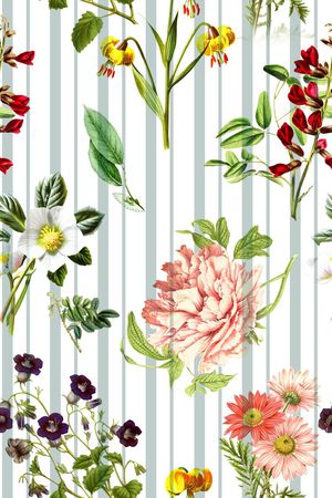 小碎花印花华亿平台图片