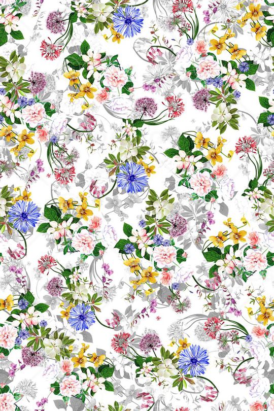 草本植物印花华亿平台图片