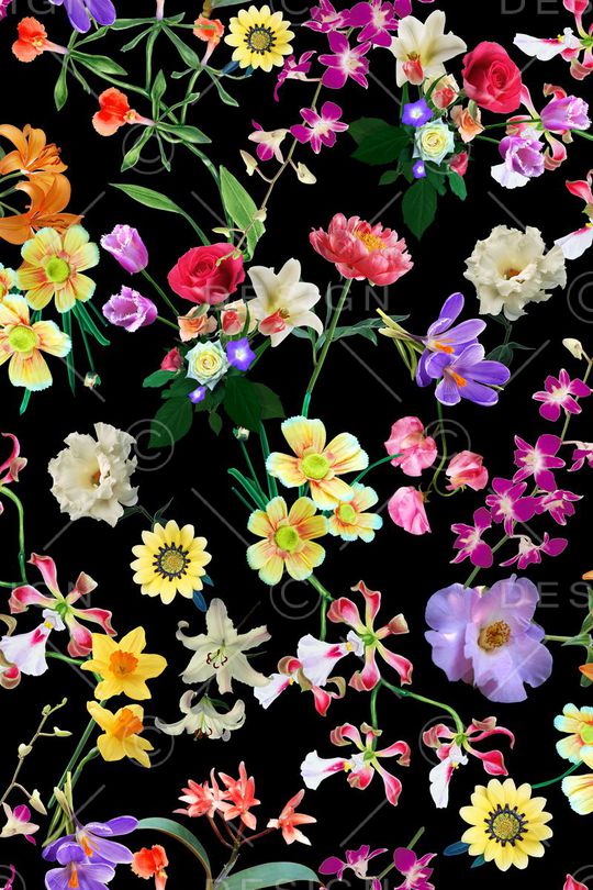 花朵印花华亿平台图片