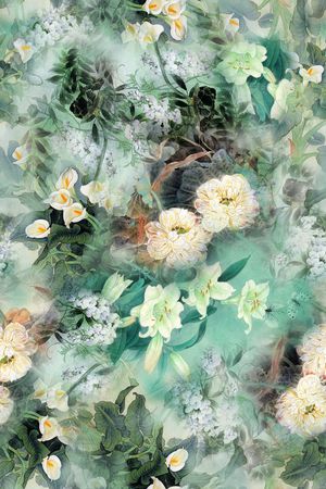 旗袍印花华亿平台图片