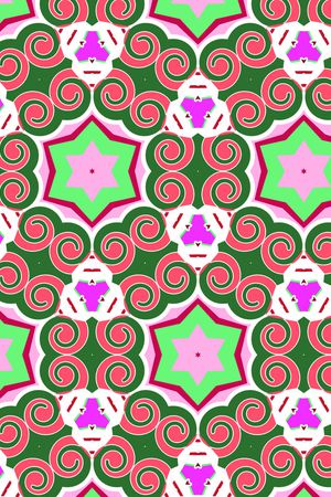 卷草纹印花华亿平台图片