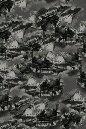 复古男装印花华亿平台图片