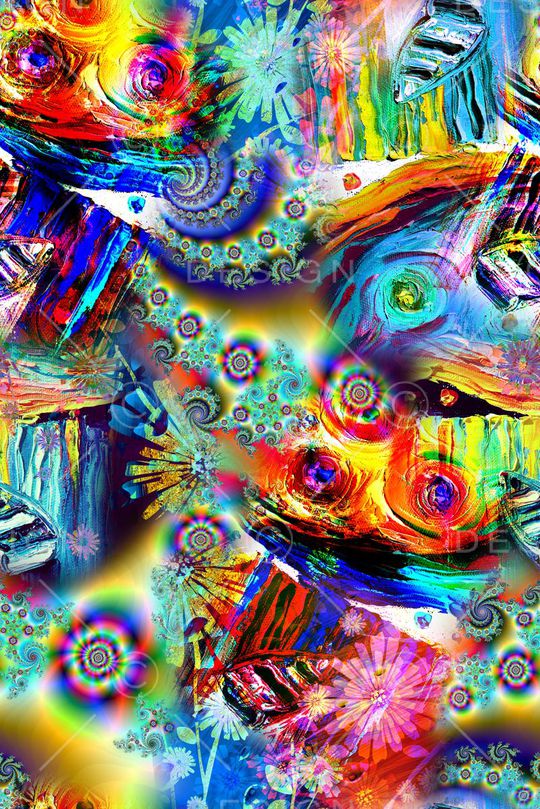 抽象印花华亿平台图片