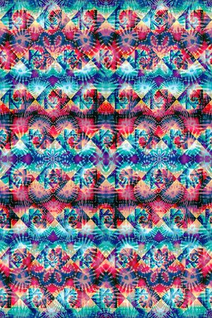 几何印花华亿平台图片