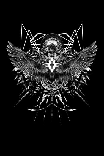 黑白印花华亿平台图片