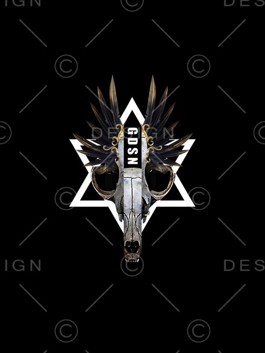 骷髅头印花华亿平台图片