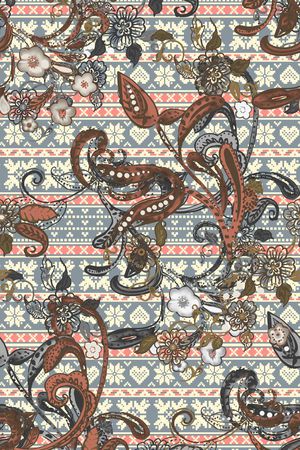 条纹印花华亿平台图片