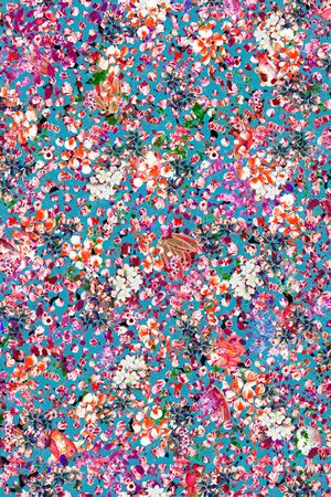 小碎花印花华亿平台图片