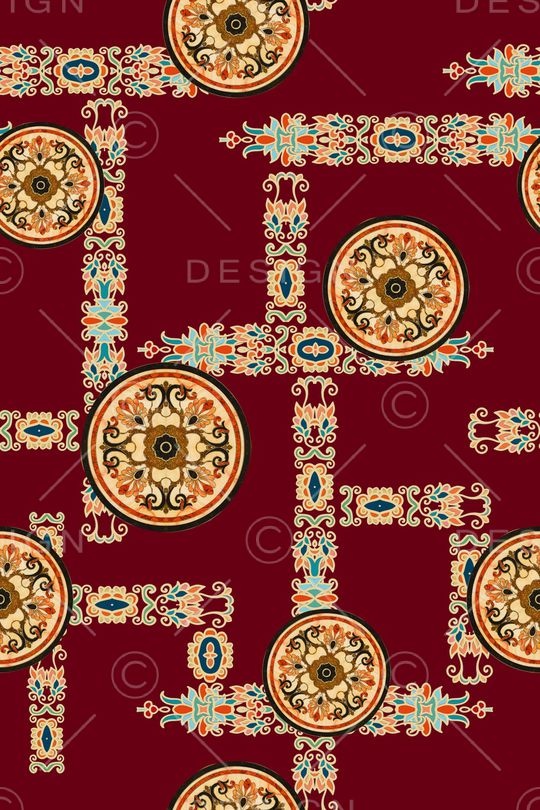 民族风印花华亿平台图片