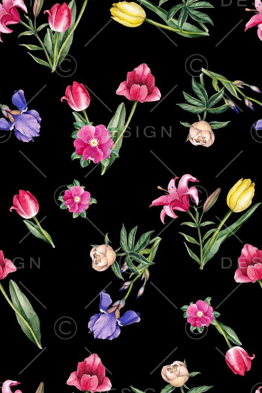 手绘印花华亿平台图片