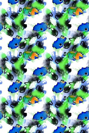 手绘风格印花华亿平台图片