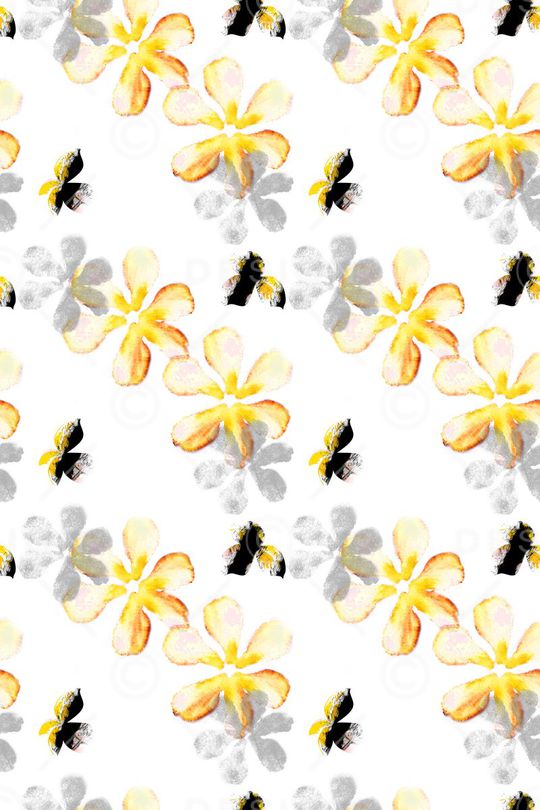 手绘风格印花华亿平台图片