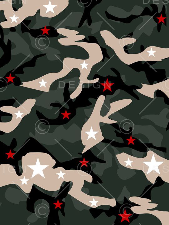 军装迷彩印花华亿平台图片