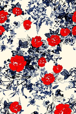 抽象印花华亿平台图片