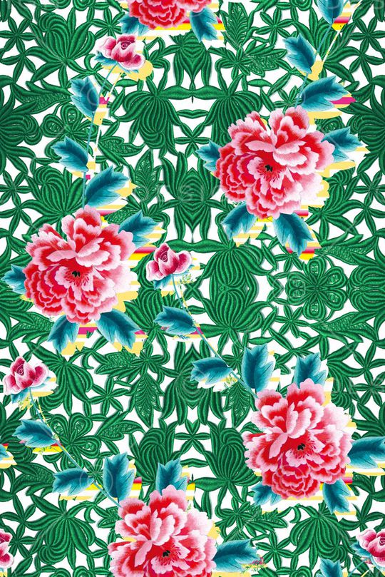 抽象印花华亿平台图片