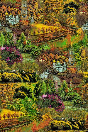 风景印花华亿平台图片