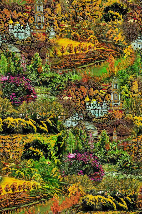 风景印花华亿平台图片