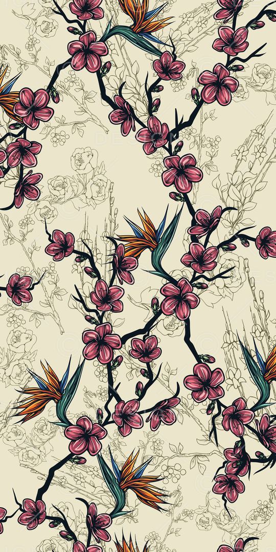 乱花印花华亿平台图片