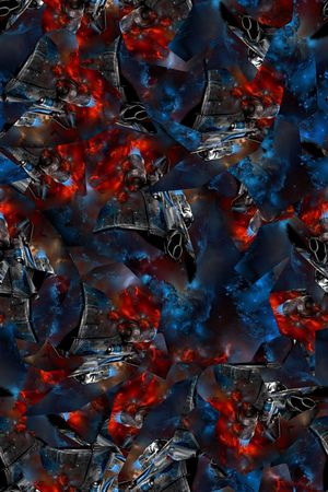 时尚潮流男装满版夹克外套复古印花印花华亿平台图片