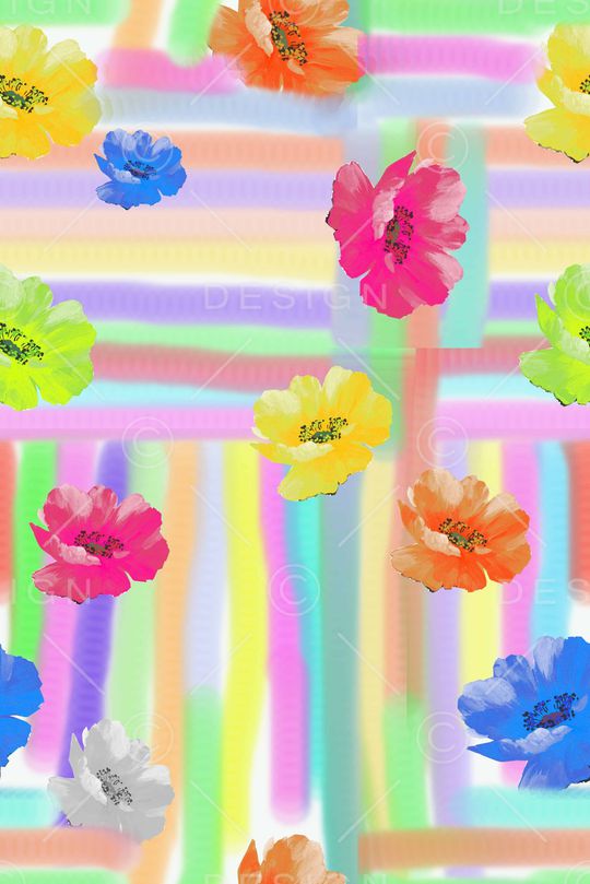 花朵印花华亿平台图片