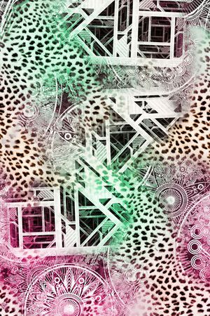 豹纹印花华亿平台图片