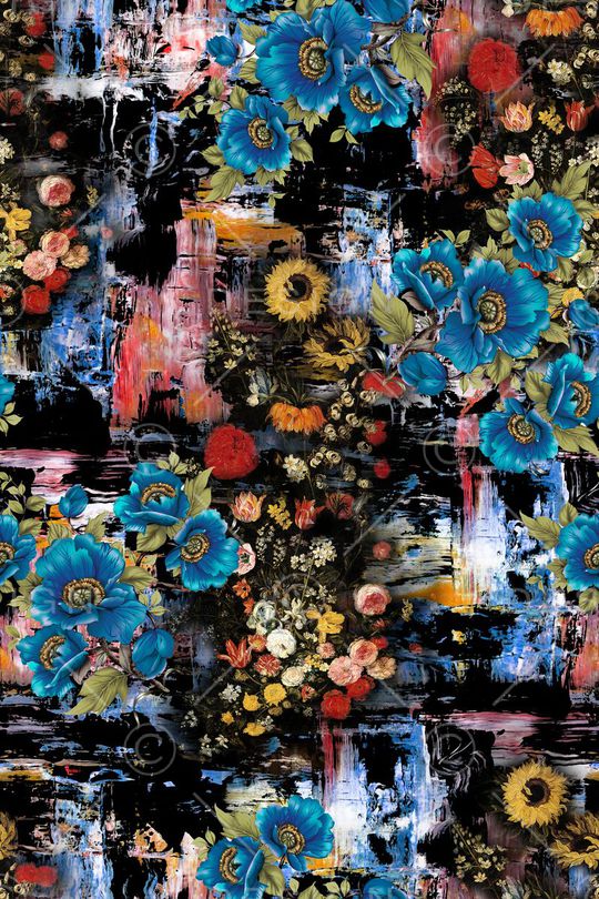 碎花印花华亿平台图片