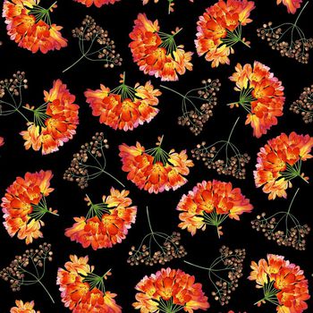 704155-花卉果果伞黑