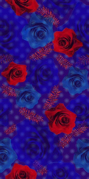 玫瑰印花华亿平台图片