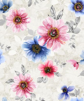 花朵印花华亿平台图片