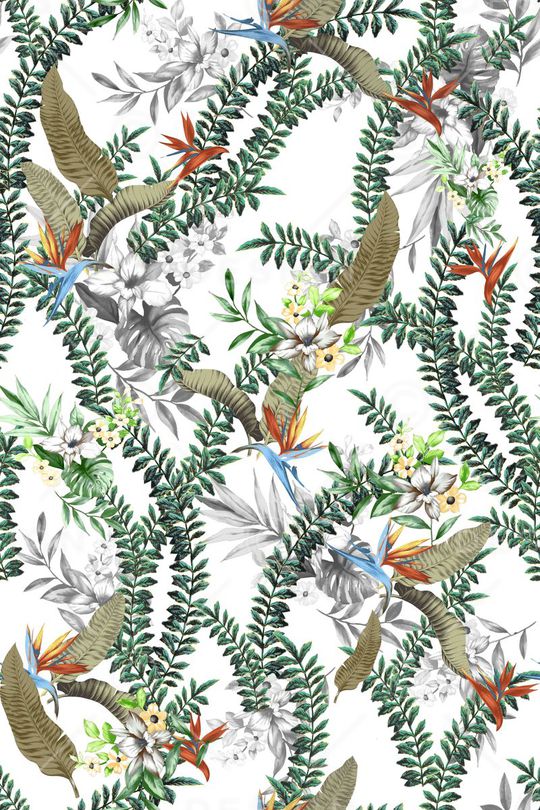 L.D~花卉印花华亿平台图片