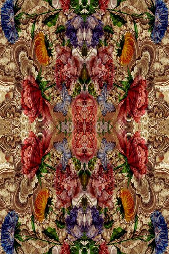 花朵印花华亿平台图片