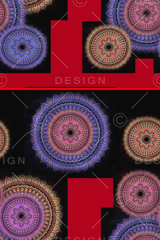 花朵印花华亿平台图片