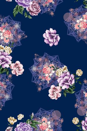 休闲风印花华亿平台图片