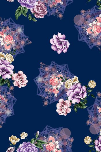 休闲风印花华亿平台图片