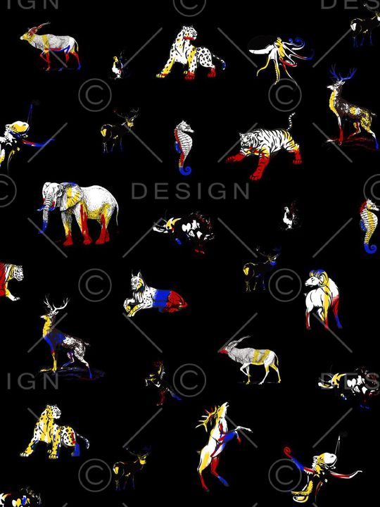 卡通印花华亿平台图片