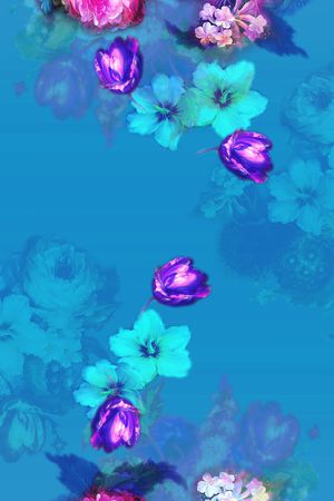 花朵印花华亿平台图片