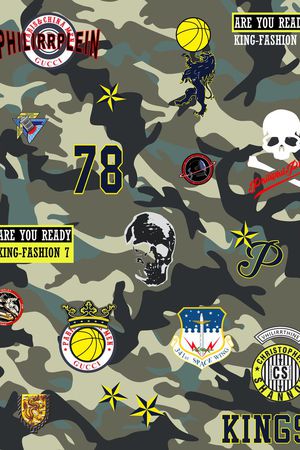 抽象印花华亿平台图片