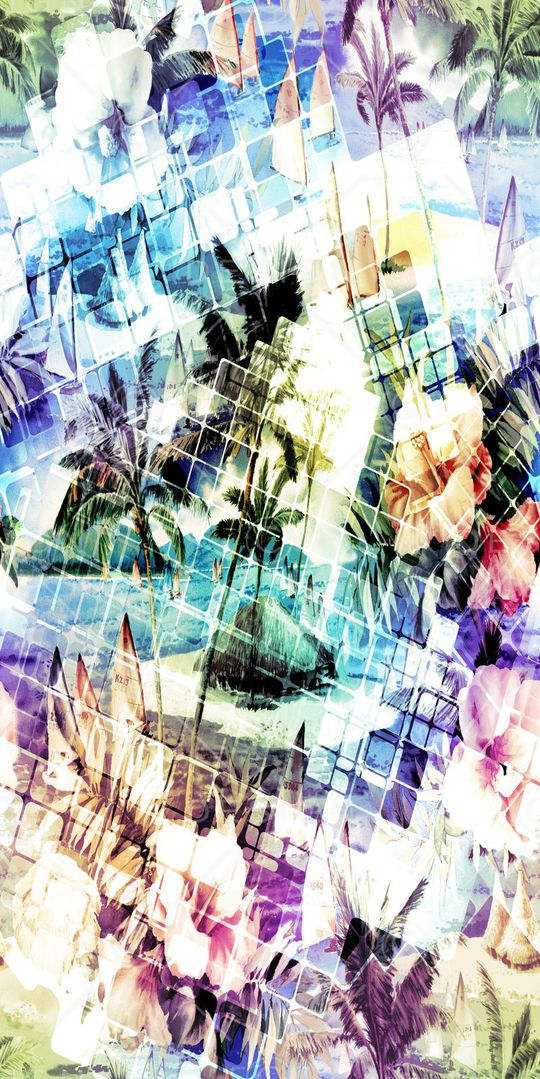 几何印花华亿平台图片