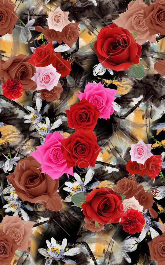 荷花印花华亿平台图片