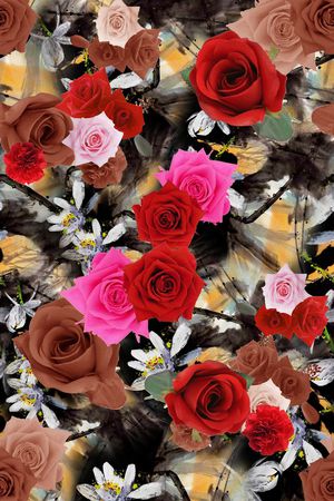 荷花印花华亿平台图片