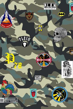 迷彩印花华亿平台图片