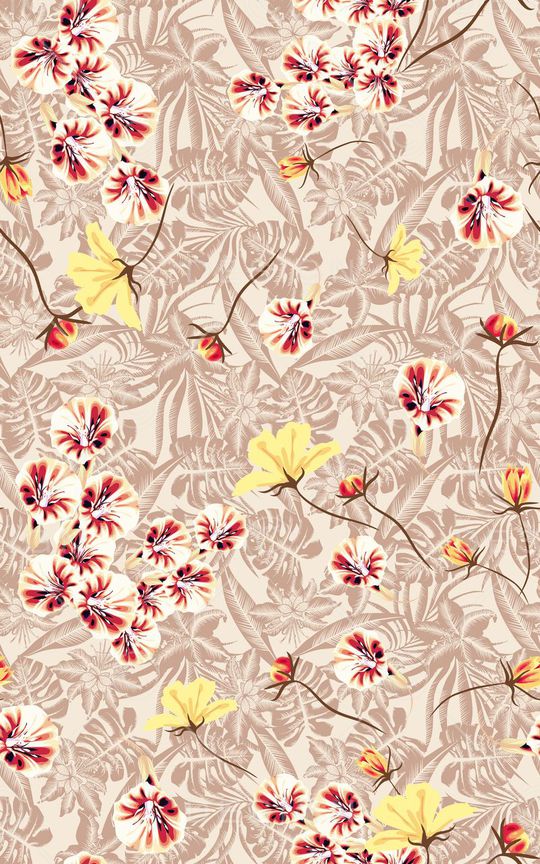 花朵印花华亿平台图片