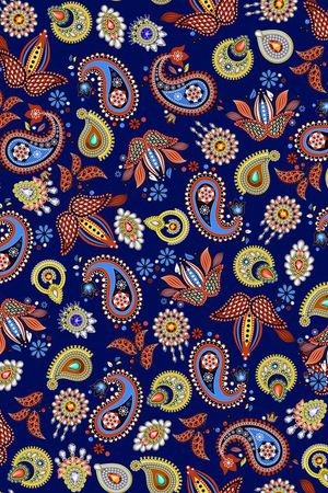 民族花纹花卉珠宝宝石饰图案印花华亿平台图片