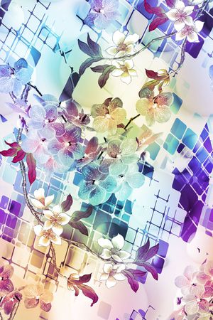 几何印花华亿平台图片