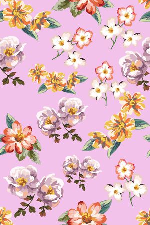 花朵印花华亿平台图片